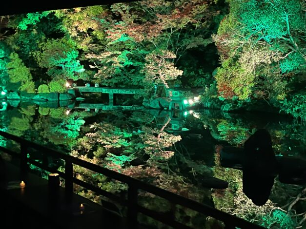 友泉亭公園✨プロジェクションマッピング✨好評につき12月14日（日）まで開催期間延長です。